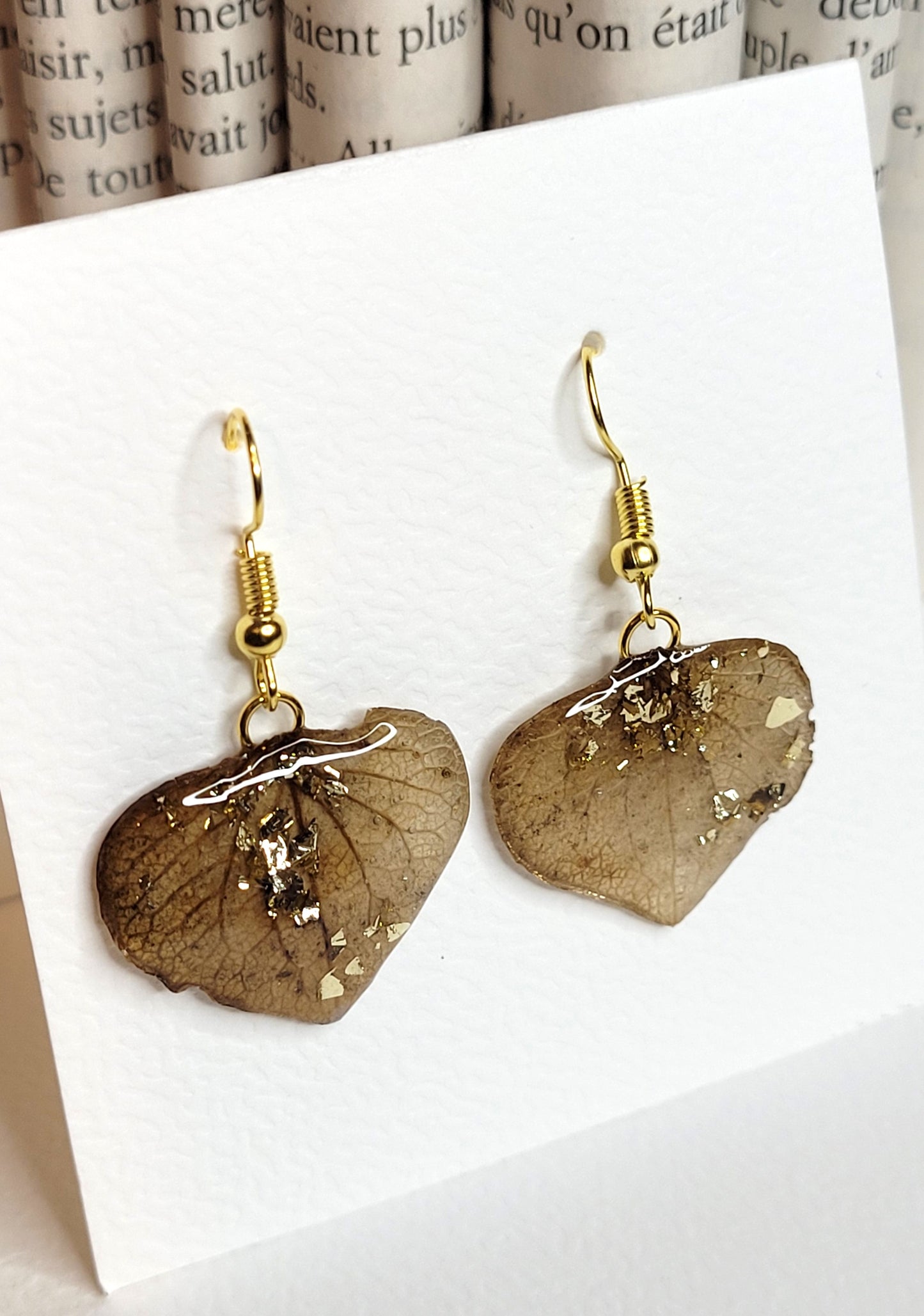 Boucles d'oreilles Hortensias