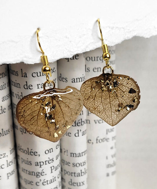 Boucles d'oreilles Hortensias