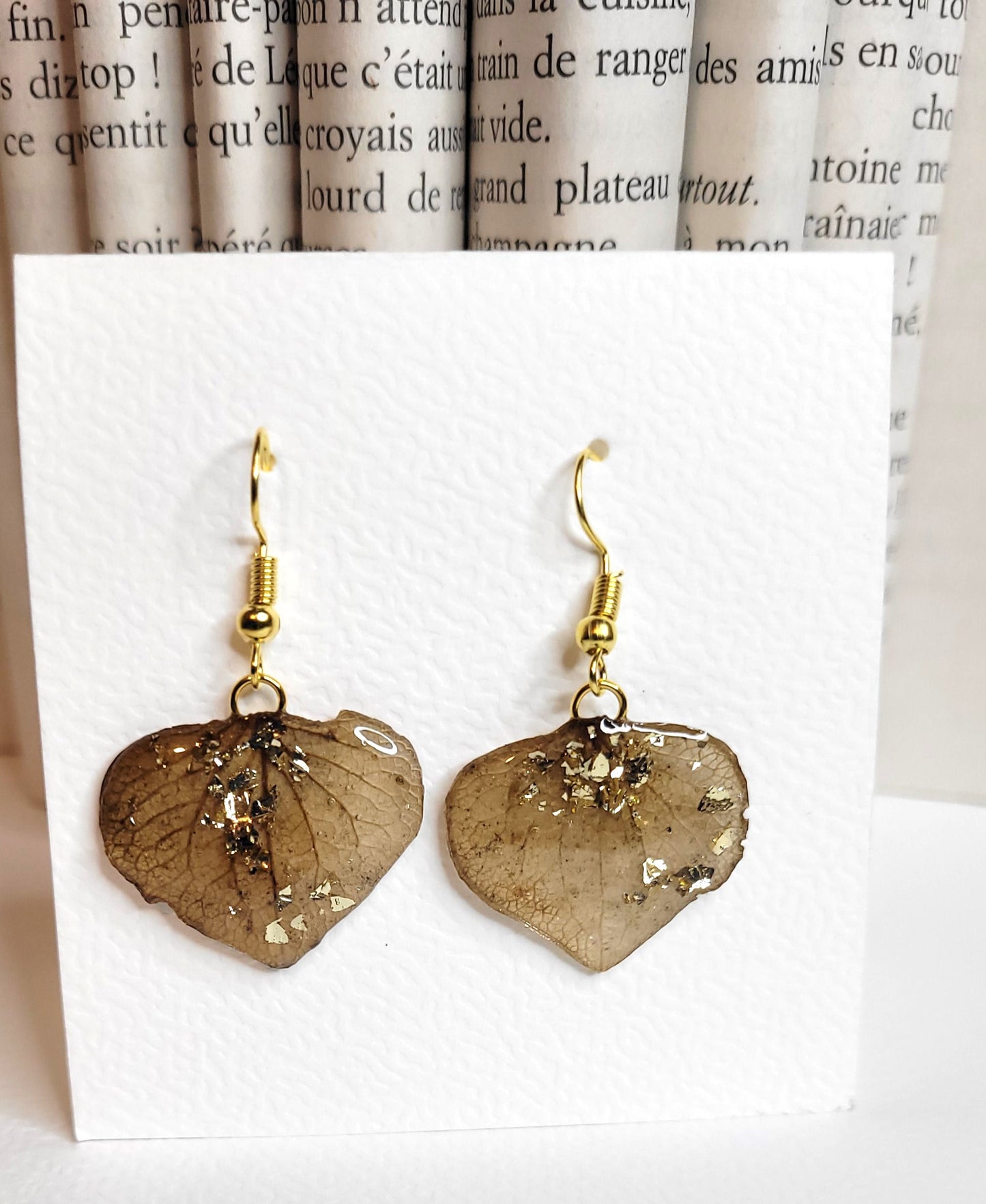 Boucles d'oreilles Hortensias