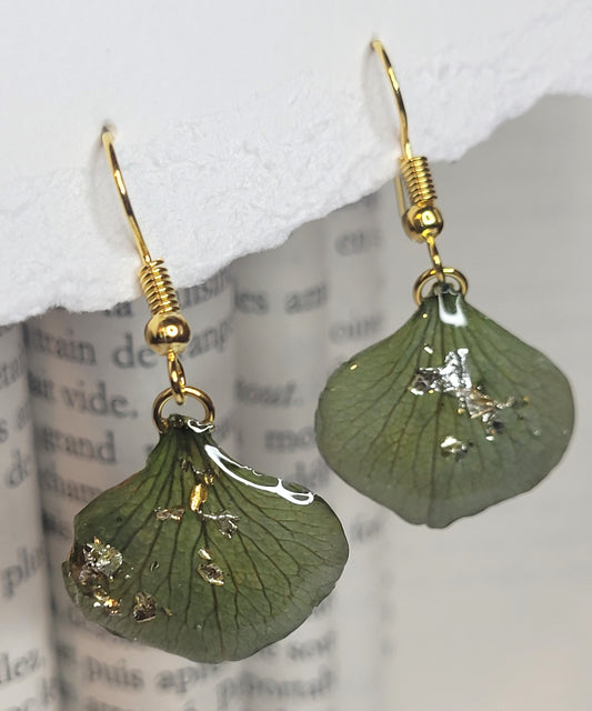 Boucles d'oreilles Hortensia