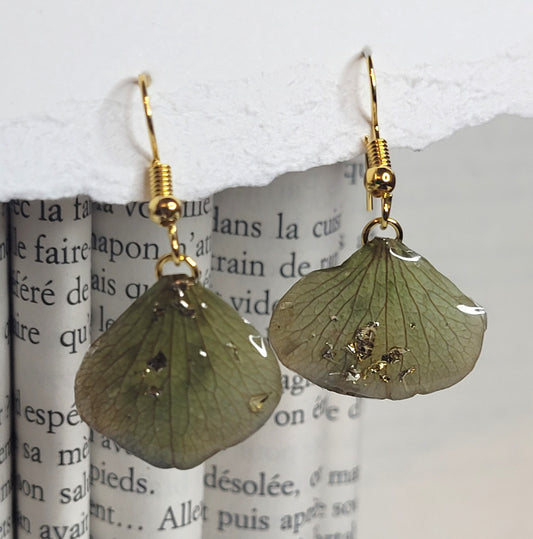 Boucles d'oreilles Hortensia
