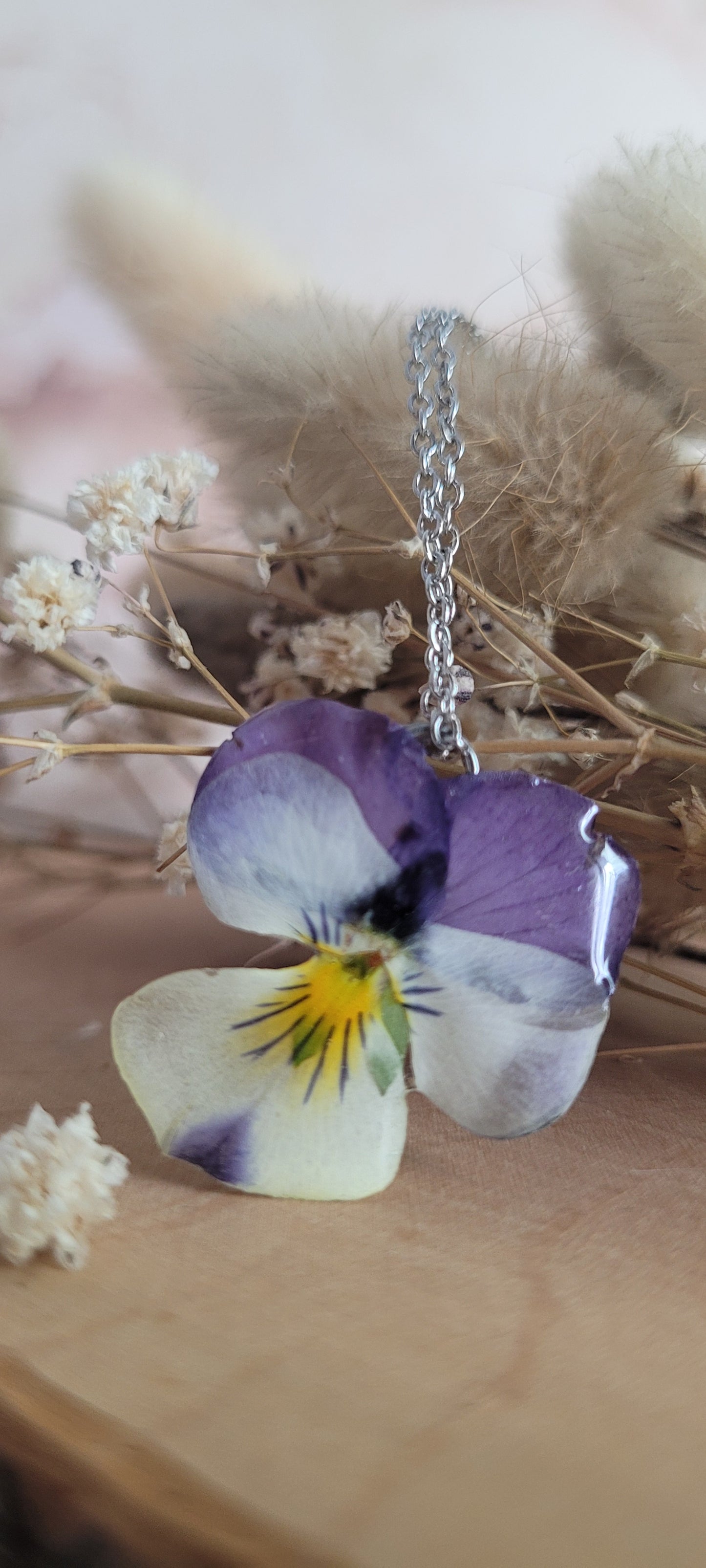 Collier petite pensée