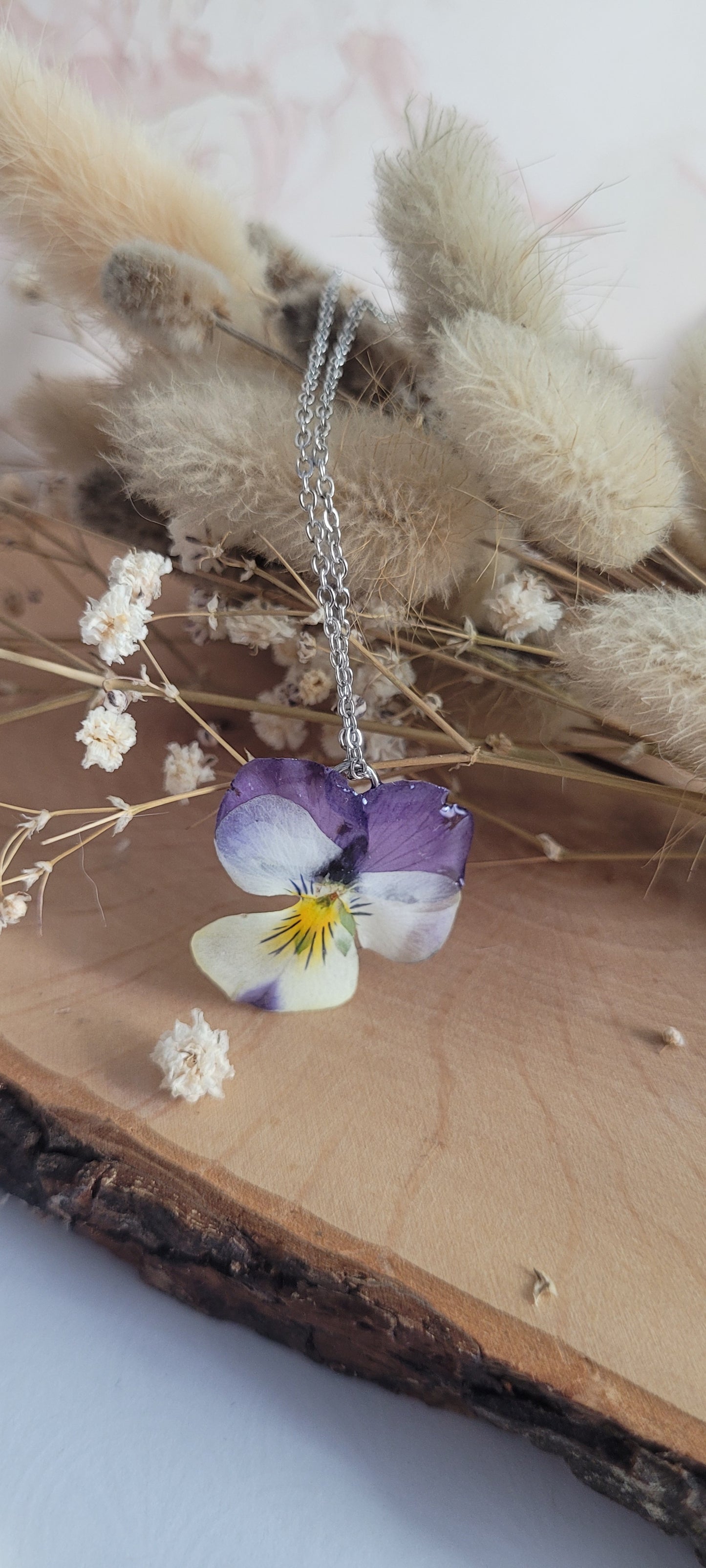 Collier petite pensée